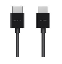 Belkin Ultra High Speed - Cable HDMI - HDMI macho a HDMI macho - 2 m - blindado de dos capas - negro