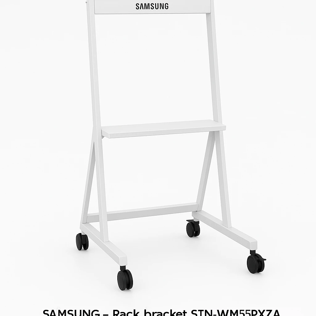 Samsung - Rack bracket - STN-WM55RXZA - Soporte portátil con ruedas para el Samsung Flip 2 55 "digital  - 835 x 1631.1 x 850.6 mm Product Dimension