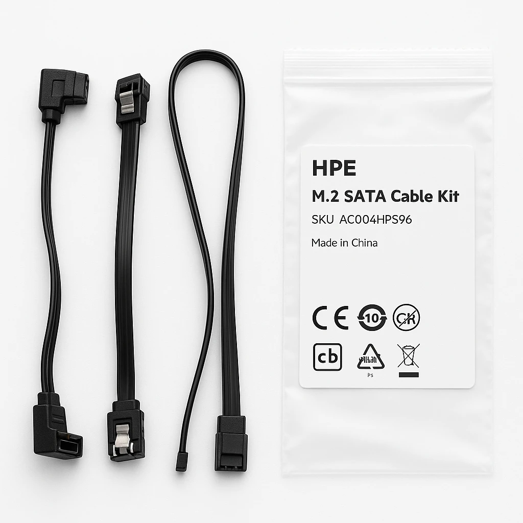 HPE M.2 SATA Cable Kit - Juego de cables SATA - para ProLiant DL120 Gen10, DL160 Gen10, DL160 Gen10 SMB, DL180 Gen10, DL180 Gen10 Entry