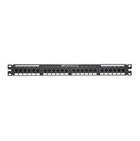 Panduit - Rack panel - Black - 24 puertos