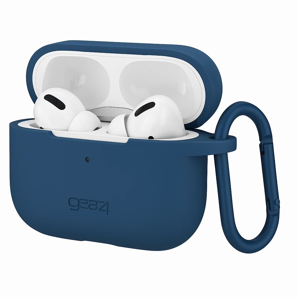 Gear4 Apollo - Estuche para auriculares inalámbricos - silicona - azul índigo - para Apple AirPods Pro