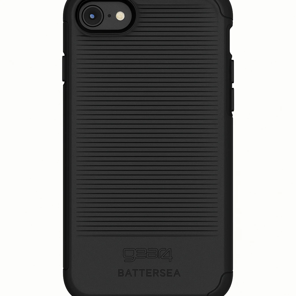 Gear 4 - Tapa protectora Battersea - iPhone SE - Negro