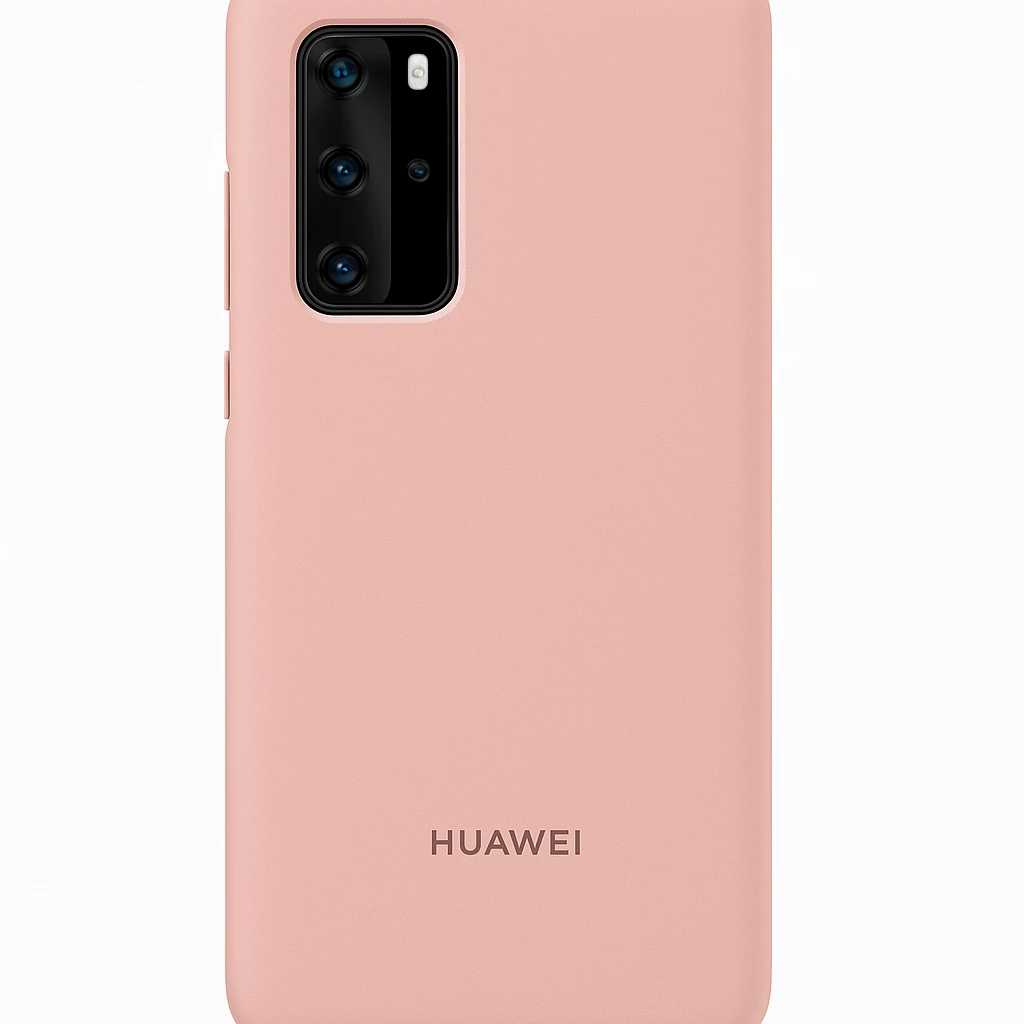 Huawei Case - Carcasa trasera para teléfono móvil - poliuretano - rosa - para Huawei P40