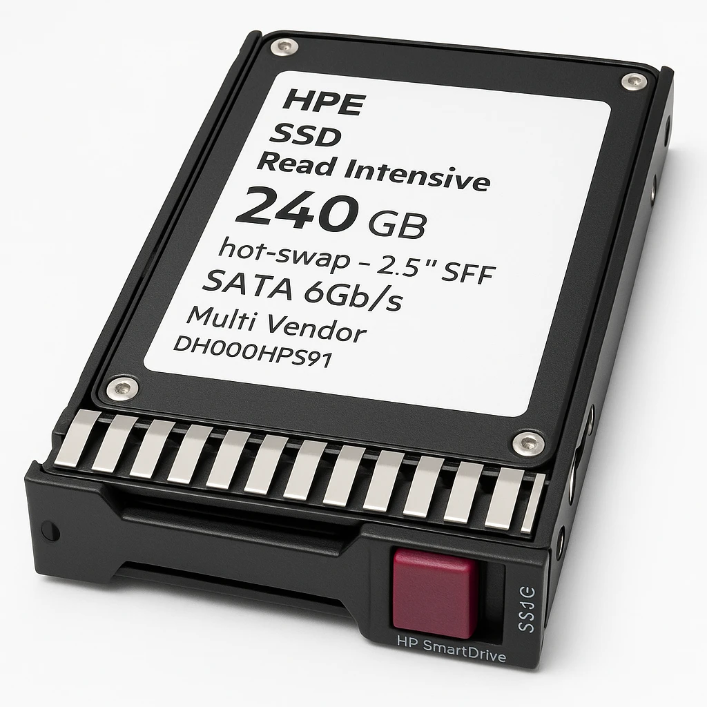 HPE - SSD - Read Intensive - 240 GB - hot-swap - 2.5" SFF - SATA 6Gb/s - Multi Vendor - con transporte HP SmartDrive