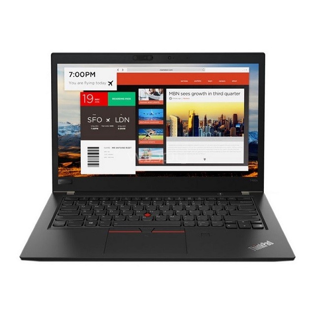 Lenovo - Notebook - 14" - 1366 x 768 LCD - Intel Core i7 I7-8550U / 2.1 GHz - 16 GB DDR4 SDRAM - 500 GB HDD - Intel HD Graphics - Windows 10 Pro 64-bit Edition - Black - Spanish - 3 years war