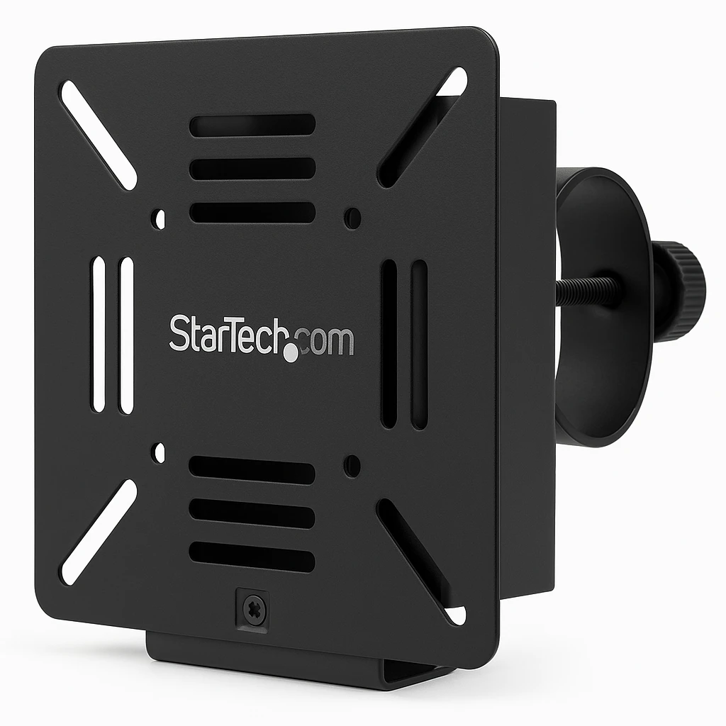 StarTech.com Soporte de Montaje VESA para Clientes Delgados - Caja VESA para Thin Clients - Soporte para Clientes Ligeros - Componente para montaje (montaje en poste, franja, soporte de monta