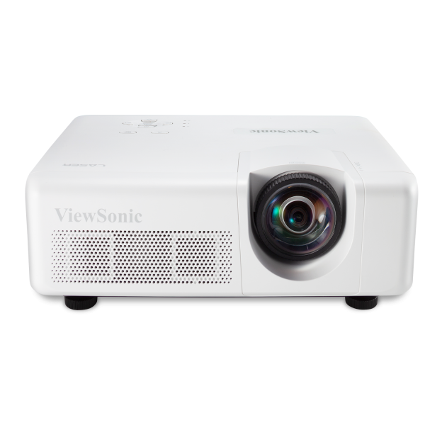 ViewSonic LS625W - Proyector DLP - láser / fósforo - 3D - 3200 ANSI lumens - WXGA (1280 x 800) - 16:10 - 720p - objetio fijo para distancias cortas