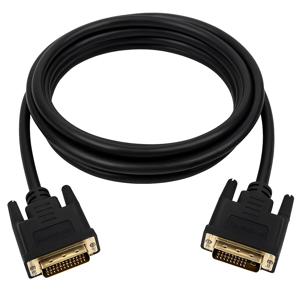StarTech.com Cable de 2m DVI-D de Doble Enlace - Cable de Vídeo Digital para Monitor DVI-D Macho a Macho - Negro - 2560x1600 - Cable DVI - enlace doble - DVI-D (M) a DVI-D (M) - 2 m - negro