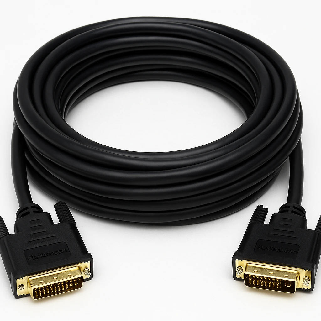 StarTech.com Cable de 7m DVI-D de Doble Enlace - Cable de Vídeo Digital para Monitor DVI-D Macho a Macho - Negro - 2560x1600 - Cable DVI - enlace doble - DVI-D (M) a DVI-D (M) - 7 m - moldead