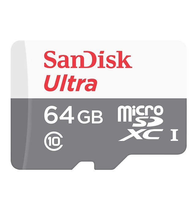 SanDisk - Flash memory card - microSDHC UHS-I Memory Card - 64 GB - DS only