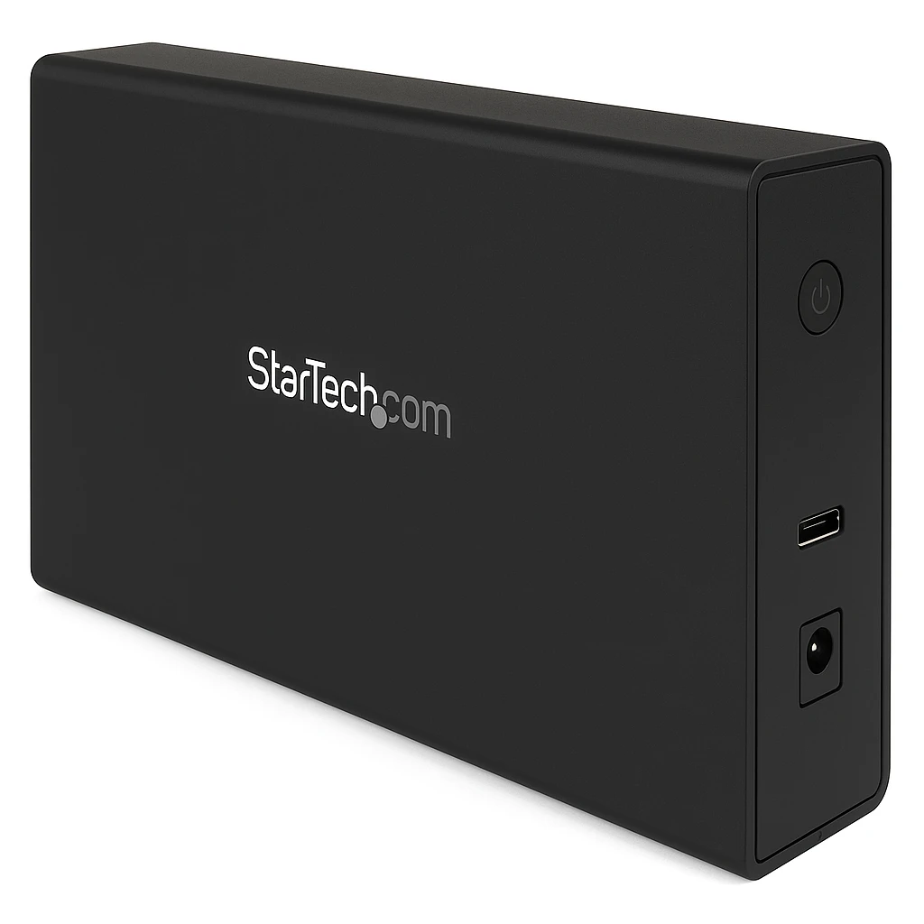 StarTech.com Caja USB 3.1 (10 Gbps) para disco SATA III de 3,5 pulgadas - Caja de almacenamiento - 3.5" - SATA 6Gb/s - USB 3.1 (Gen 2) - negro - para P/N: BNDTBUSB3142, PEXUS313AC2V, PEXUSB31
