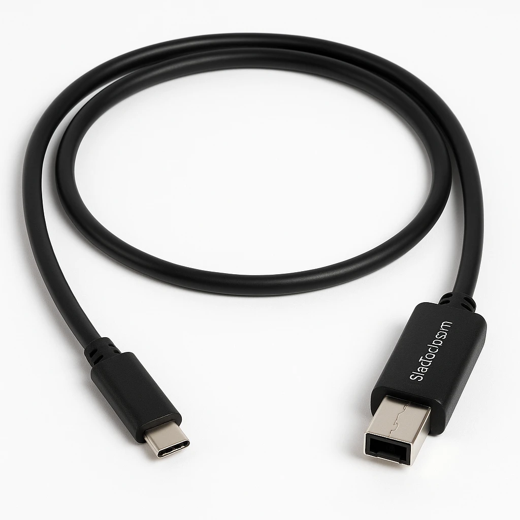 StarTech.com Cable USB Type-C de 1m - USB 3.1 USB-C a B - Cable USB - 24 pin USB-C (M) a USB Type B (M) - USB 3.1 - 1 m - negro - para P/N: PEXUSB311AC3, PEXUSB312C3, SV231DHU34K6, SV231HU34K