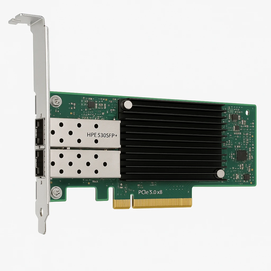 HPE 530SFP+ - Adaptador de red - PCIe 3.0 x8 perfil bajo - 10Gb Ethernet x 2 - para Apollo 4200 Gen10; ProLiant DL360 Gen10, DL388p Gen8