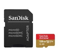 SanDisk Extreme - Tarjeta de memoria flash (adaptador microSDXC a SD Incluido) - 64 GB - A2 / Video Class V30 / UHS-I U3 / Class10 - microSDXC UHS-I