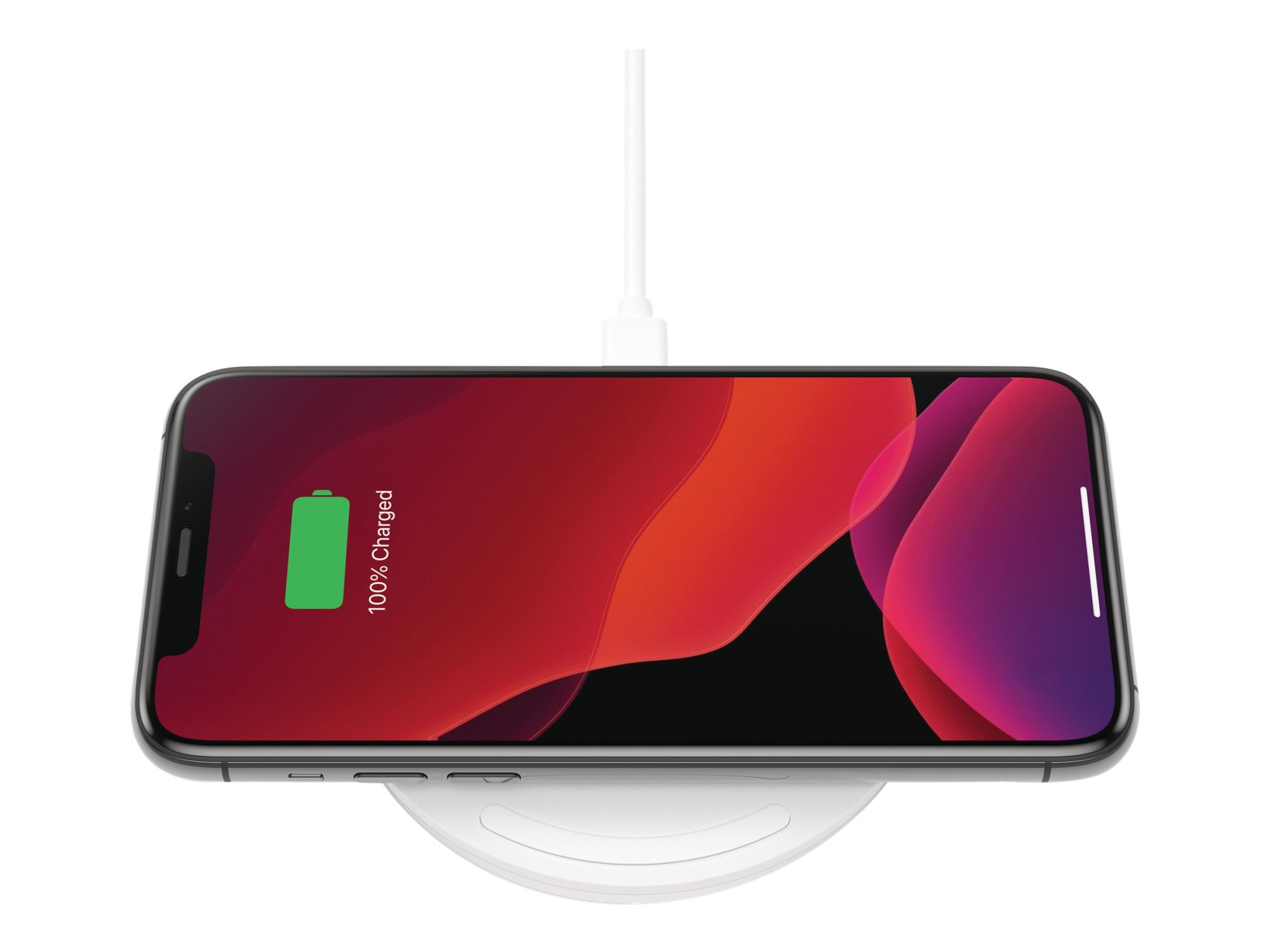 Belkin - Base de carga inalámbrica + adaptador de corriente CA - 10 vatios - blanco