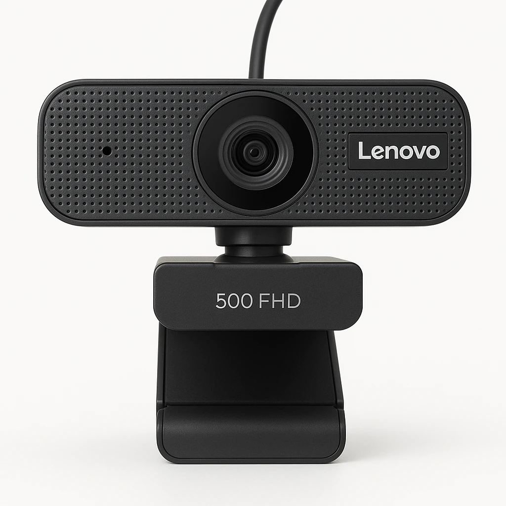 Lenovo 500 FHD - Webcam - color - 1920 x 1080 - 1080p - USB 2.0 - MJPEG, YUY2 - CC 5 V