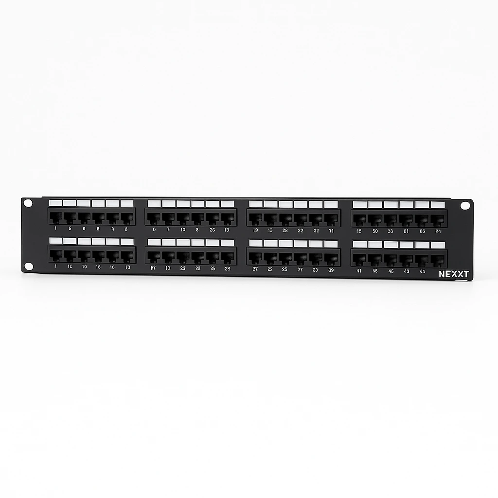 Nexxt - Tablero de conexiones - CAT 6 - 19" - 48 puertos