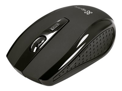 Klip Xtreme Klever KMW-340 - Ratón - óptico - 6 botones - inalámbrico - 2.4 GHz - receptor inalámbrico USB - negro