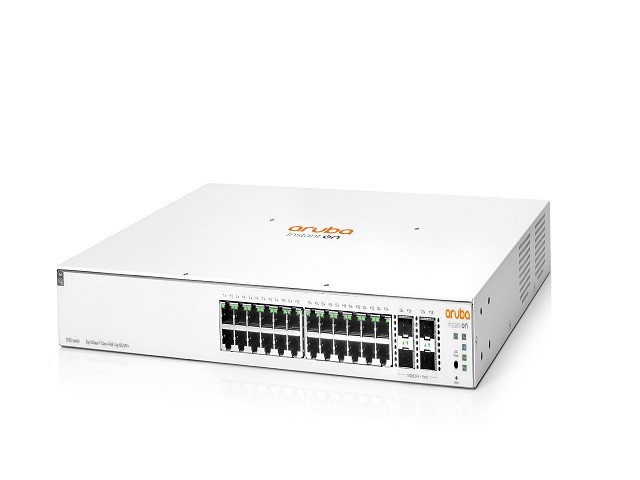 Aruba Instant On 1930 24G Class4 PoE 4SFP/SFP+ 370W Switch - Conmutador - L3 - Gestionado - 24 x 10/100/1000 (PoE) + 4 x 1 Gigabit / 10 Gigabit SFP+ - montaje en rack - PoE (370 W)