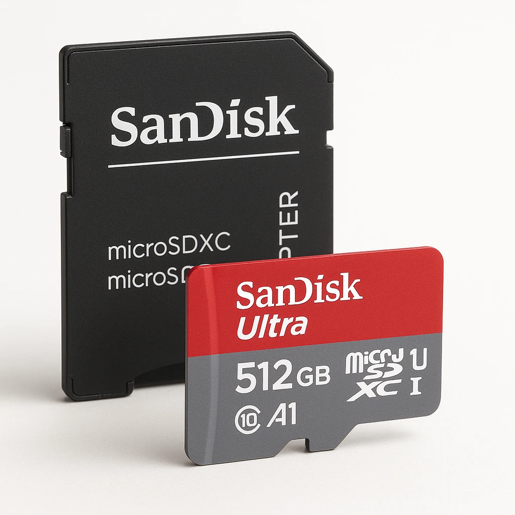 SanDisk Ultra - Tarjeta de memoria flash (adaptador microSDXC a SD Incluido) - 512 GB - A1 / UHS Class 1 / Class10 - microSDXC UHS-I
