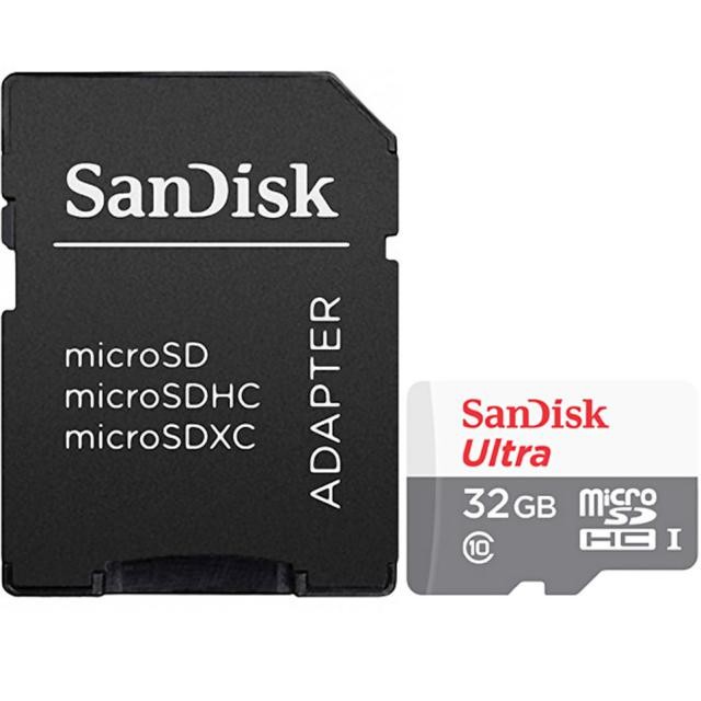 SanDisk - Flash memory card - microSDHC UHS-I Memory Card - 32 GB - 100MB