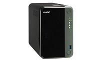 QNAP TS-253D - Servidor NAS - 2 compartimentos - SATA 6Gb/s - RAID RAID 0, 1, JBOD - RAM 4 GB - 2.5 Gigabit Ethernet - iSCSI soporta