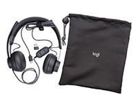 Logitech Zone Wired Noise Cancelling Headset - Para Microsoft Teams - auricular - en oreja - cableado - cancelación de sonido activo - USB-C - grafito