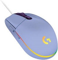Logitech Gaming Mouse G203 LIGHTSYNC - Ratón - óptico - 6 botones - cableado - USB - lila