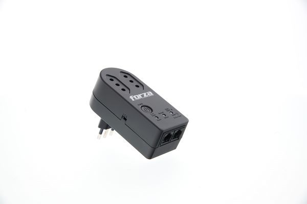 Forza - Voltage Protector - AC 220 V - 2 Tomas de Corriente - RJ45 900J Italian