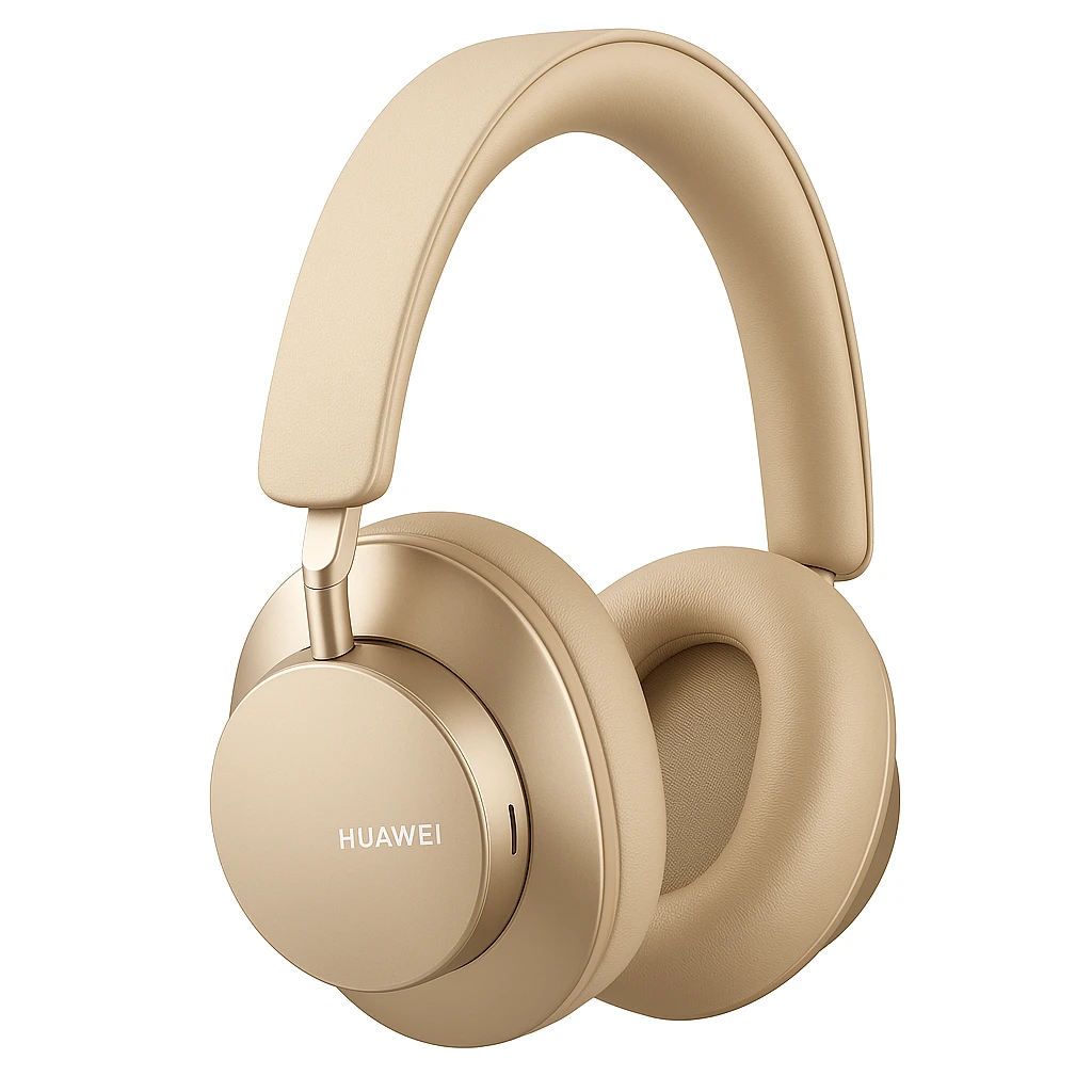 Huawei FreeBuds Studio - Auriculares con diadema con micro - tamaño completo - Bluetooth - inalámbrico - cancelación de sonido activo - oro