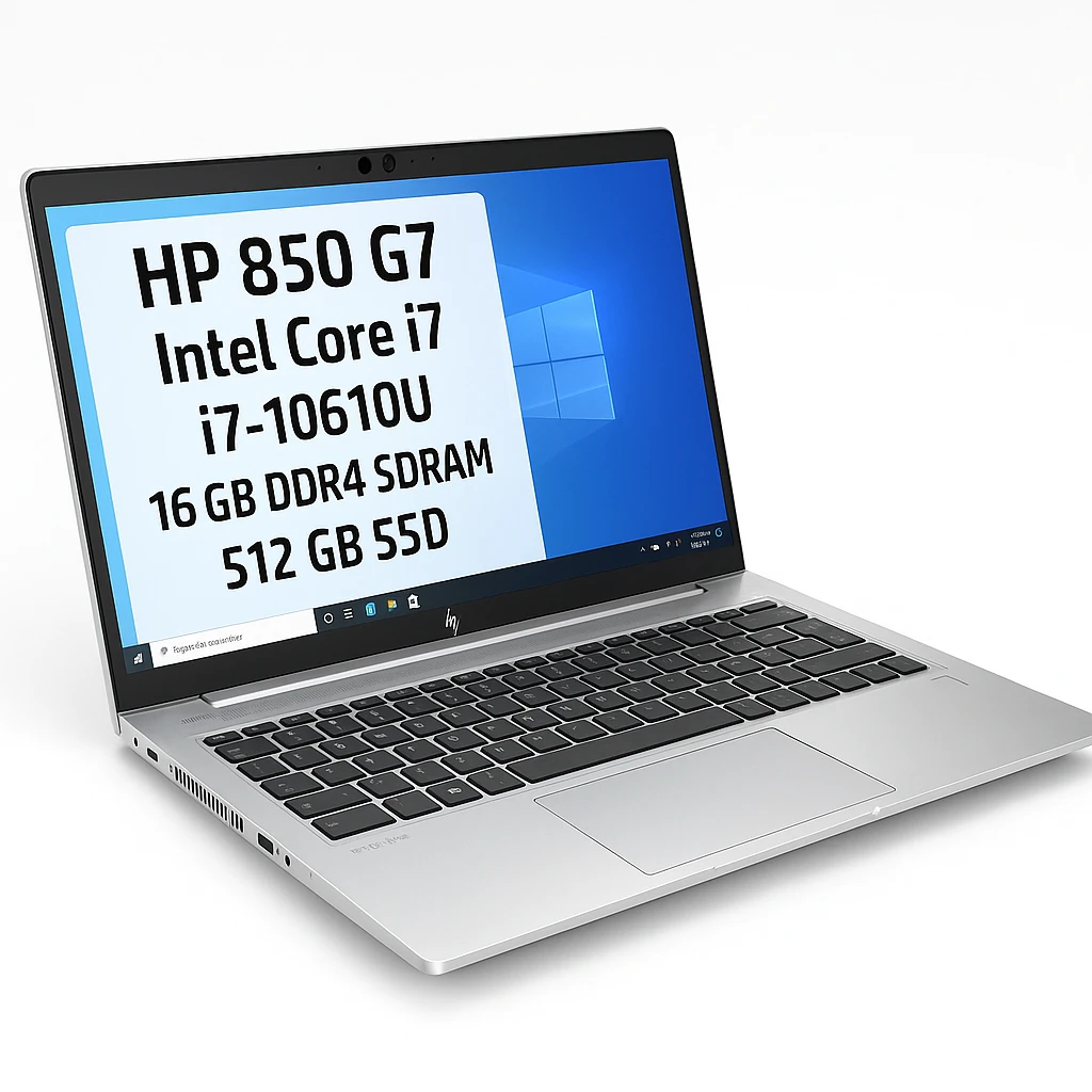 HP 850 G7 - Notebook - Intel Core i7 I7-10610U - 16 GB DDR4 SDRAM - 512 GB SSD - Windows 10 Pro - Spanish
