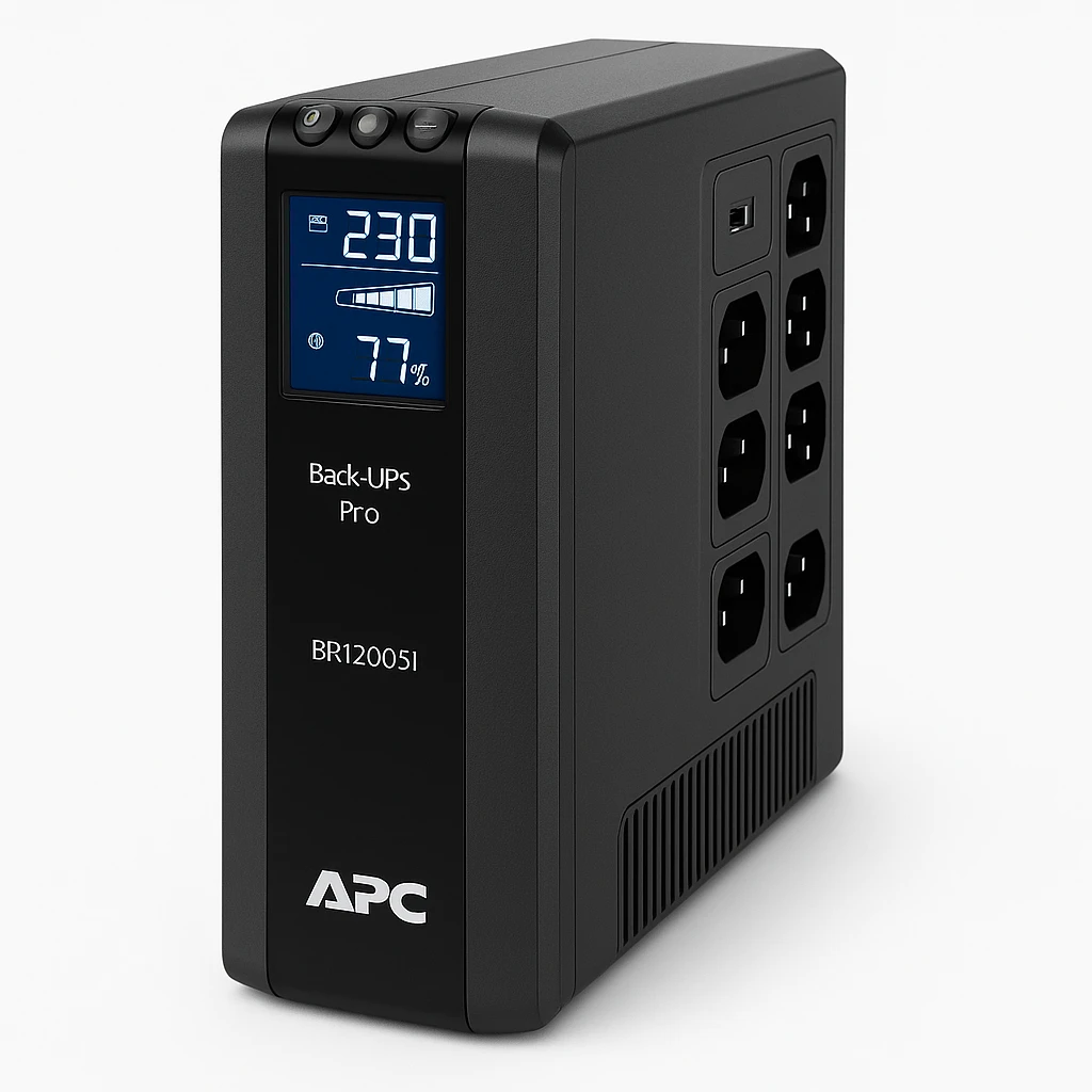 APC Back-UPS Pro BR1200SI - UPS - CA 220-240 V - 720 vatios - 1200 VA - USB - conectores de salida: 8 - negro