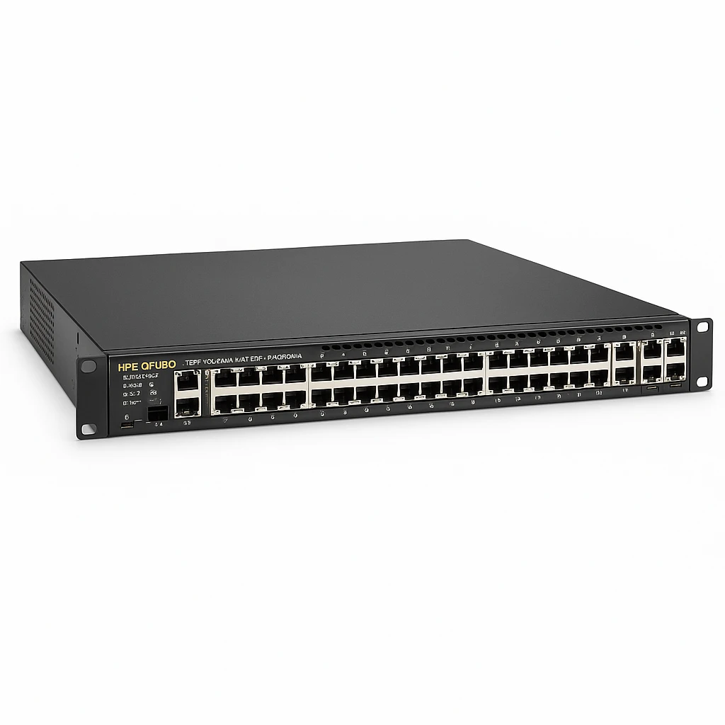 HPE Aruba 6200F 48G Class4 PoE 4SFP+ 370W Switch - Conmutador - L3 - Gestionado - 48 x 10/100/1000 (PoE+) + 4 x 1 Gigabit / 10 Gigabit SFP+ - montaje en rack - PoE+ (370 W) - 100 - 120/200 - 