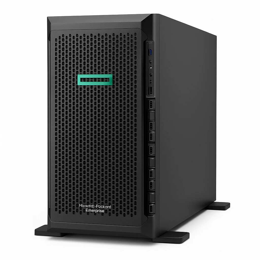 HPE ProLiant ML350 Gen10 Base - Servidor - torre 4U - 2 vías - 1 x Xeon Silver 4210R / hasta 3.2 GHz - RAM 16 GB - SAS - hot-swap 2.5" bahía(s) - sin disco duro - Gigabit Ethernet - monitor: 