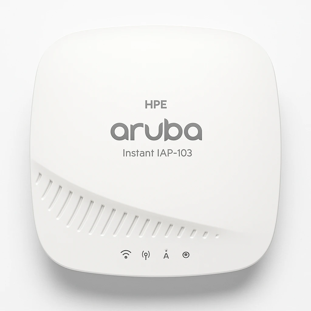 HPE Aruba Instant IAP-103 - Punto de acceso inalámbrico - Wi-Fi - 2.4 GHz, 5 GHz - alimentación cc
