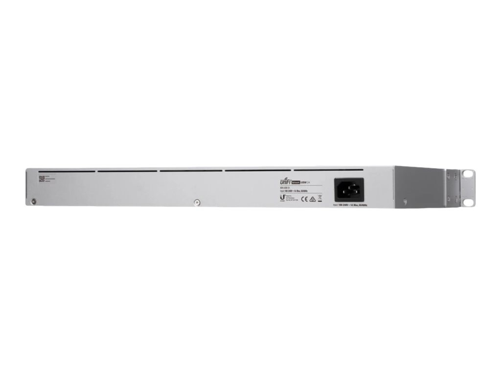 Ubiquiti UniFi Switch USW-24 - Conmutador - Gestionado - 24 x 10/100/1000 + 2 x Gigabit SFP - montaje en rack, sobremesa