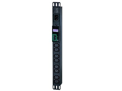 APC Easy Metered Rack PDU EPDU1016M - Unidad de distribución de potencia (montaje en bastidor) - CA 200/208/230 V - 3680 VA - Ethernet - input: IEC 60320 C20 - conectores de salida: 8 (power 