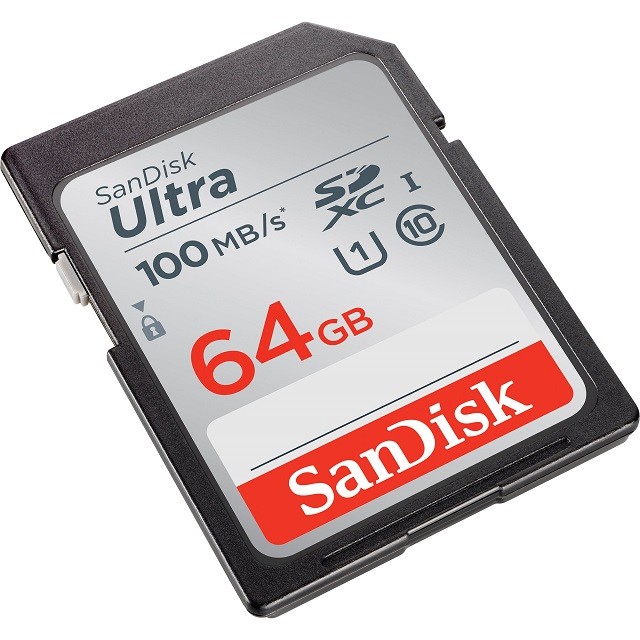 SanDisk Ultra - Tarjeta de memoria flash - 64 GB - UHS-I U1 / Class10 - SDXC UHS-I