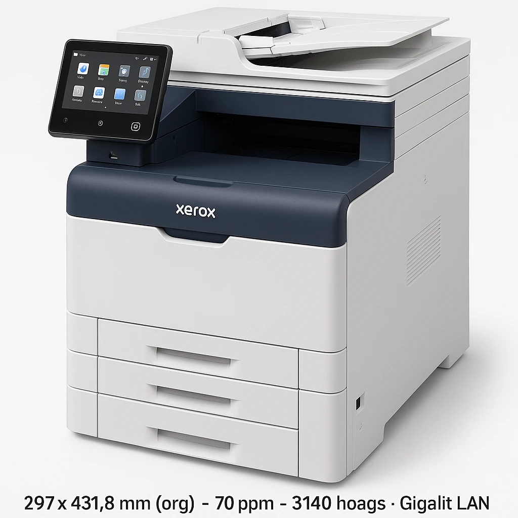 Xerox VersaLink C8170V_F - Impresora multifunción - color - laser - 297 x 431.8 mm (original) - A3 (material) - hasta 70 ppm (impresión) - 3140 hojas - Gigabit LAN, NFC, host USB 2.0