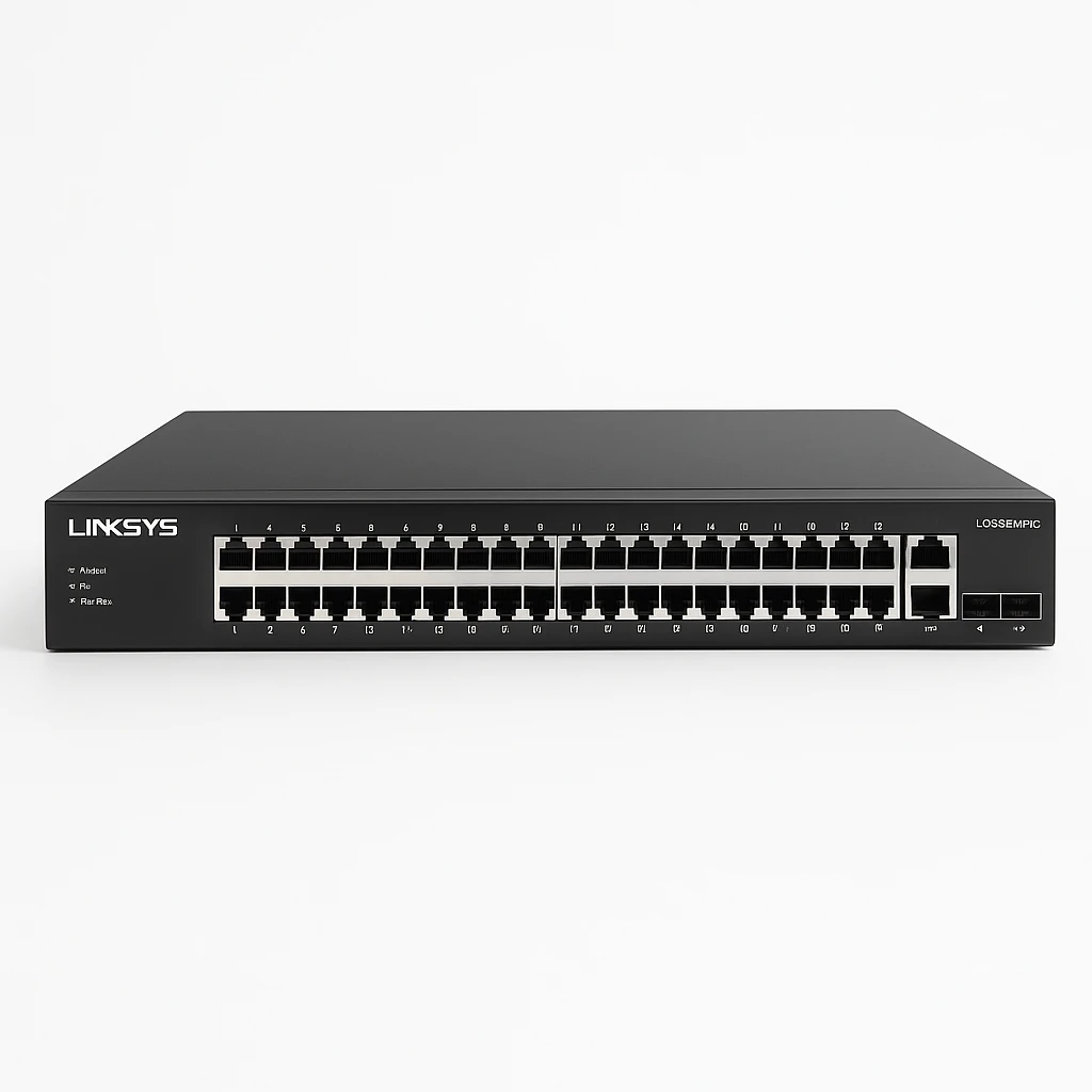 Linksys LGS352MPC - Conmutador - inteligente - 48 x 10/100/1000 (PoE+) + 4 x 10 Gigabit SFP+ - sobremesa - PoE+ (740 W) - AC 100/240 V - Conforme a la TAA