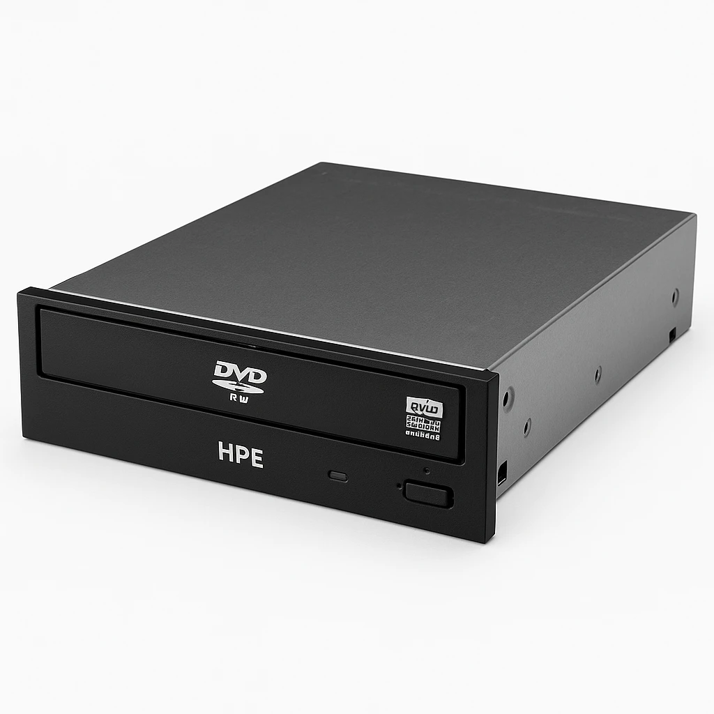 HPE - Unidad de disco - DVD±RW (±R DL) / DVD-RAM - 8x/8x/5x - Serial ATA - interna - HP negro - para ProLiant DL20 Gen10, DL325 Gen10, DL360 Gen10, DL360 Gen9, ML30 Gen10