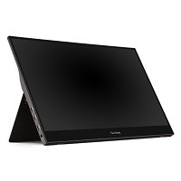 ViewSonic TD1655 - Monitor LED - 15.6" - portátil - pantalla táctil - 1920 x 1080 Full HD (1080p) - TN - 250 cd/m² - 800:1 - 14 ms - HDMI, 2xUSB-C - altavoces