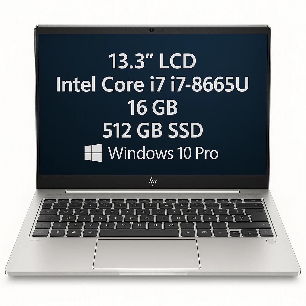 HP - Notebook - 13.3" LCD - Intel Core i7 I7-8665U - 16 GB - 512 GB SSD - Windows 10 Pro - Spanish