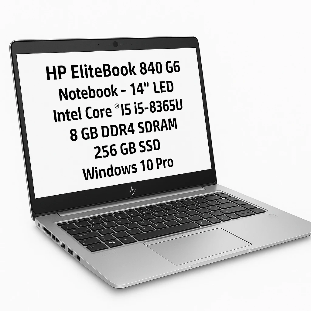 HP EliteBook 840 G6 - Notebook - 14" LED - Intel Core i5 I5-8365U - 8 GB DDR4 SDRAM - 256 GB SSD - Windows 10 Pro - Spanish