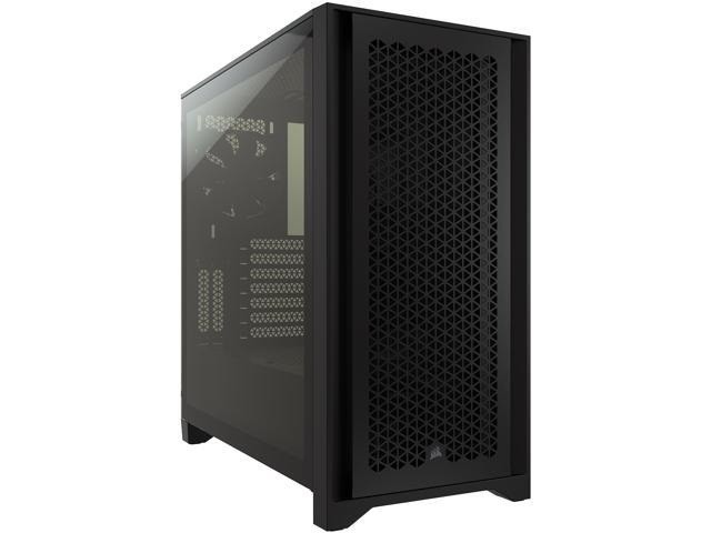 CORSAIR 4000D AIRFLOW - Torre - ATX - panel lateral con ventana (cristal templado) - sin fuente de alimentación (ATX) - negro - USB/Audio