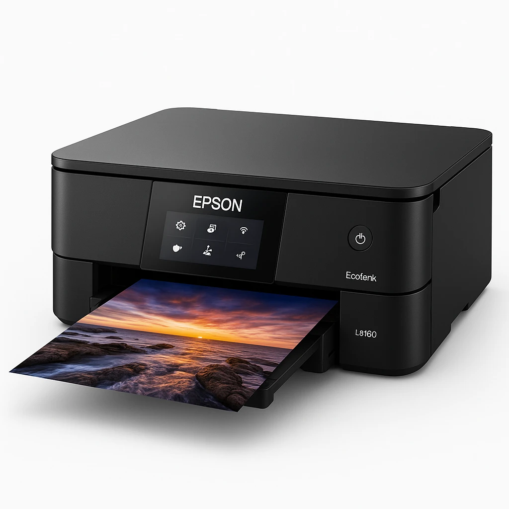 Epson EcoTank L8160 - Impresora multifunción - color - chorro de tinta - 329 x 2000 mm (material) - hasta 16 ppm (impresión) - 100 hojas - USB 2.0, LAN, Wi-Fi(n)