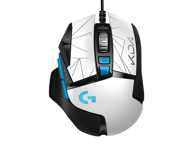 Logitech G G502 HERO K/DA - Ratón - óptico - 11 botones - cableado - USB
