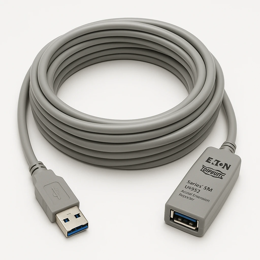 Eaton Tripp Lite Series 5M USB 3.0 SuperSpeed Active Extension Repeater Cable A M/F 16ft 16' 5 Meter - Cable alargador USB - USB Tipo A (M) a USB Tipo A (H) - USB 3.0 - 5 m - activo - gris