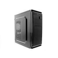 Xtech - XTQ-209CL - Desktop - ATX - All black - pc case 600W psu