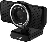 Genius ECam 8000 - Webcam - color - 2 MP - 1920 x 1080 - 720p, 1080p - focal fijado - audio - USB - WMV, MPEG
